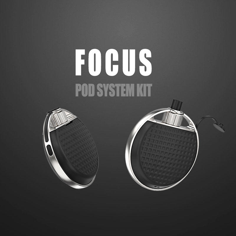 Focus Pod System Kit By Ambition Mods with smart 4ml Refillable Catridge
