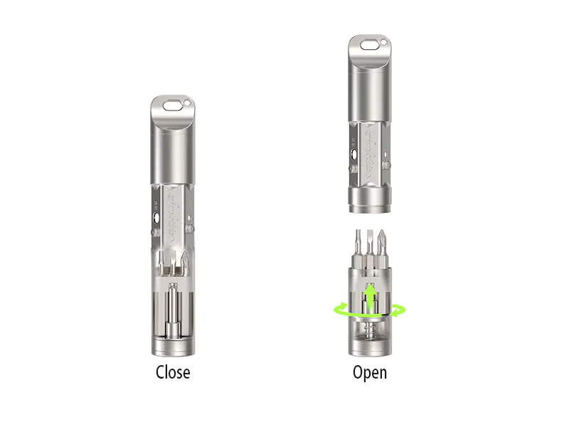 Polymer V2 Ambition vape tool 86 mm high with coil jig & screw driver 2 in 1 new arrival