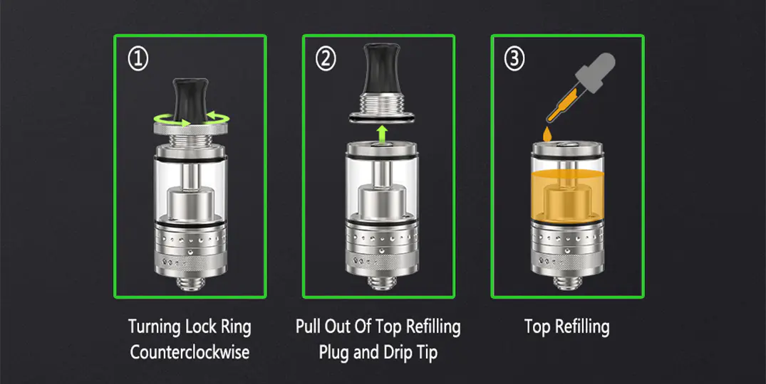 flow RTA rebuildable tank atomizer wholesale for store ambitionmods