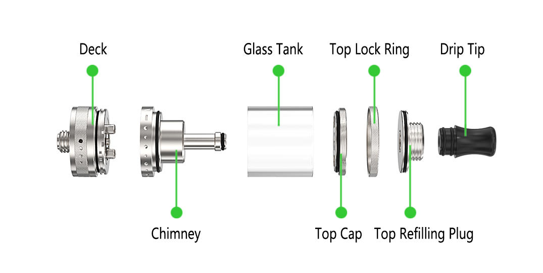 ambitionmods spiral rta tank factory price for home