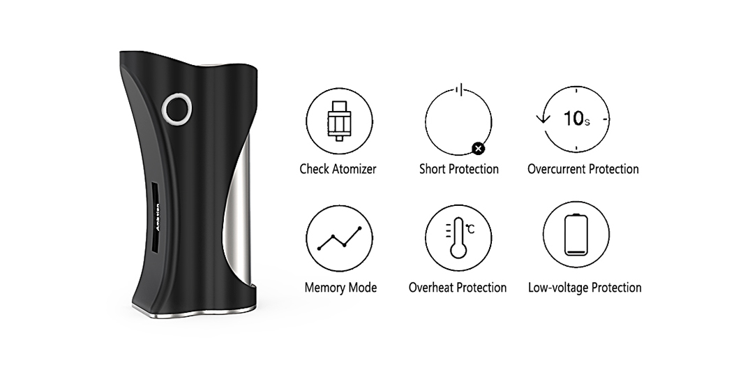 ambitionmods long lasting Hera box mod customized for e-cigarette-5