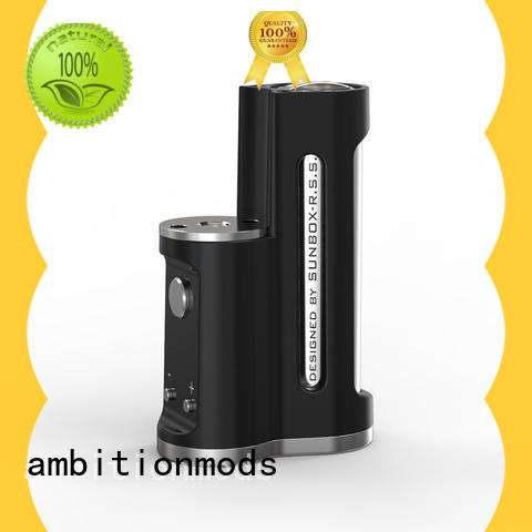 ambitionmods elegant vapor box mods for supermarket