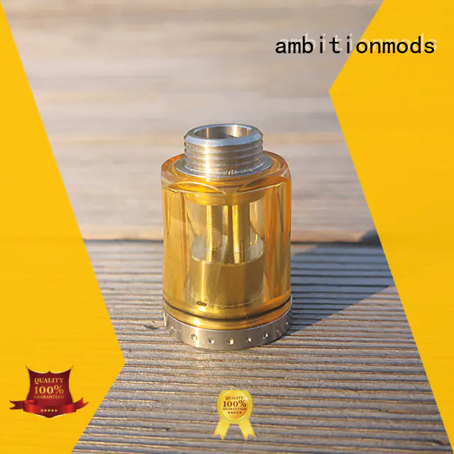 ambitionmods hot selling PCTG vape tank directly sale for e-cigarette